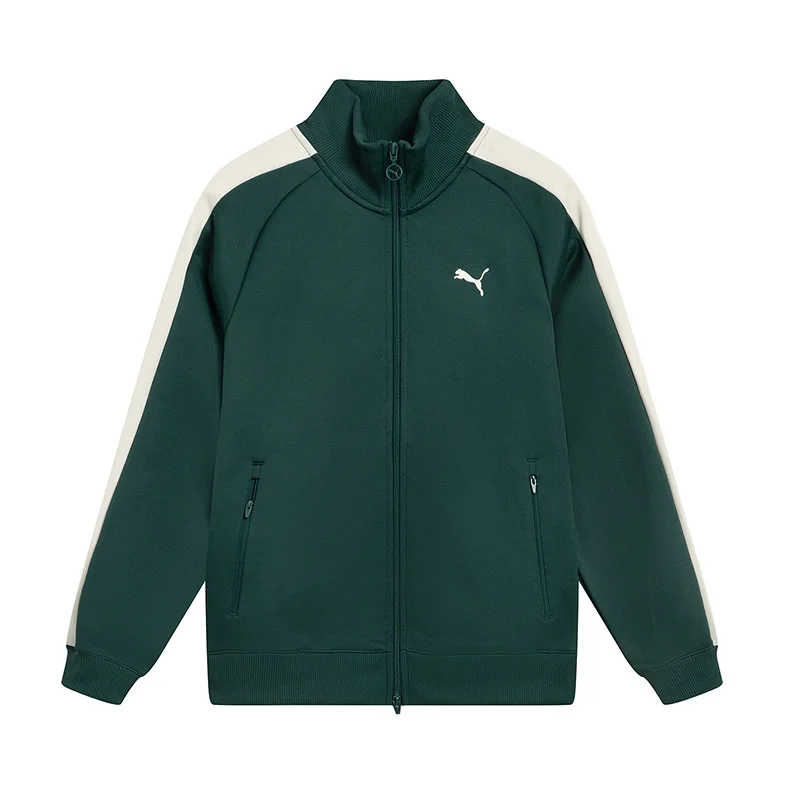 Puma Dark Green Men's and Women's T7 Sports Casual Knitted Jacket 63185875
Puma Dark Green Men's and Women's T7 Sports Casual Knitted Jacket 63185875