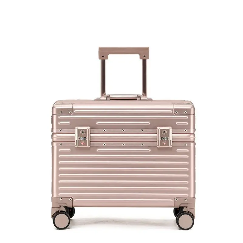 Luggage aluminum magnesium alloy photography trolley case men and women 200,000 wheel small chassis suitcase length 18
Luggage aluminum magnesium alloy photography trolley case men and women 200,000 wheel small chassis suitcase length 18