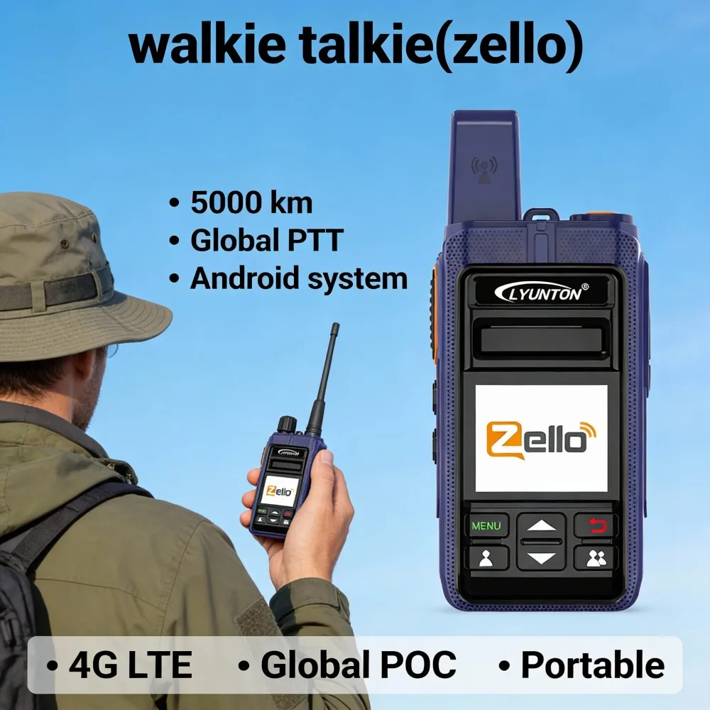ZELLO 4G walkie-talkie global POC Android realptt public wifi bluetooth walkie-talkie
ZELLO 4G walkie-talkie global POC Android realptt public wifi bluetooth walkie-talkie