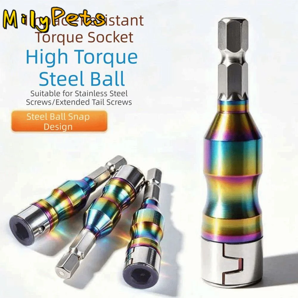 Colorful Hexagonal Shank Conversion Joint High Torque Hexagonal Handle Quick Adapter Batch Ball Lock Design High Hardness
Colorful Hexagonal Shank Conversion Joint High Torque Hexagonal Handle Quick Adapter Batch Ball Lock Design High Hardness