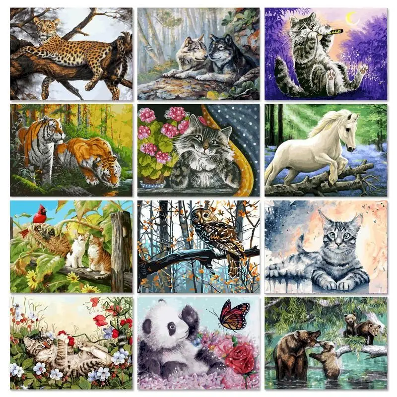CHENISTORY Frameless Painting by numbers For Adults Canvas painting Animals DIY Paint by numbers Handmade Wall art Home decor
CHENISTORY Frameless Painting by numbers For Adults Canvas painting Animals DIY Paint by numbers Handmade Wall art Home decor