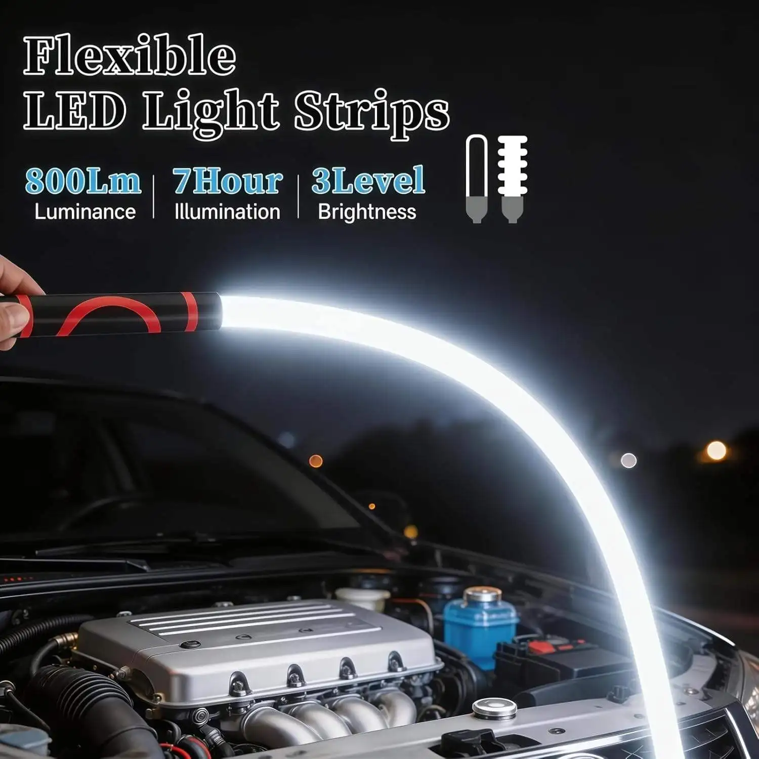 LED Light Bar Multi-function Bendable Convenient Household High-power Auto Repair Maintenance Outdoor Flashlight Lighting Tool
LED Light Bar Multi-function Bendable Convenient Household High-power Auto Repair Maintenance Outdoor Flashlight Lighting Tool