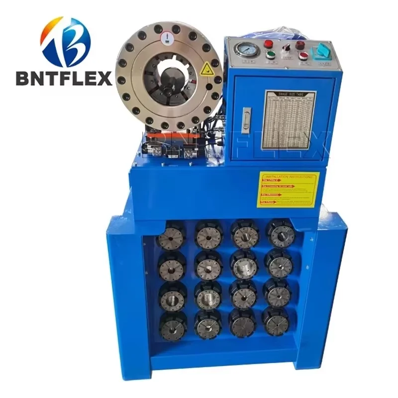 3/16 Inch to 2 Inch Hydraulic Hose Crimping Machine BNTP69 Touch Screen Button Way Type 12 Sets Dies for Rubber Product Making
3/16 Inch to 2 Inch Hydraulic Hose Crimping Machine BNTP69 Touch Screen Button Way Type 12 Sets Dies for Rubber Product Making