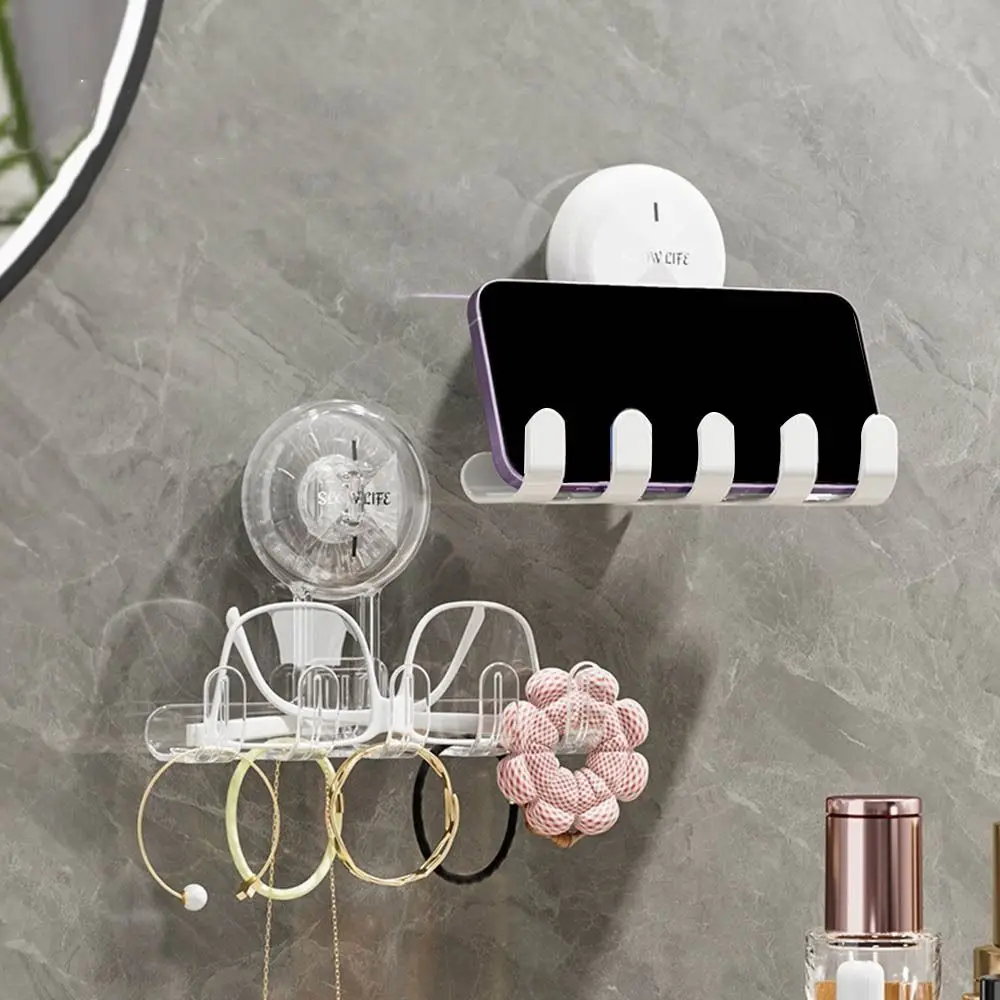 Practical Plastic Suction Cup Hooks Wall Hanging Reusable Phone Holder Punch-Free Waterproof Bathroom Storage Rack Kitchen
Practical Plastic Suction Cup Hooks Wall Hanging Reusable Phone Holder Punch-Free Waterproof Bathroom Storage Rack Kitchen