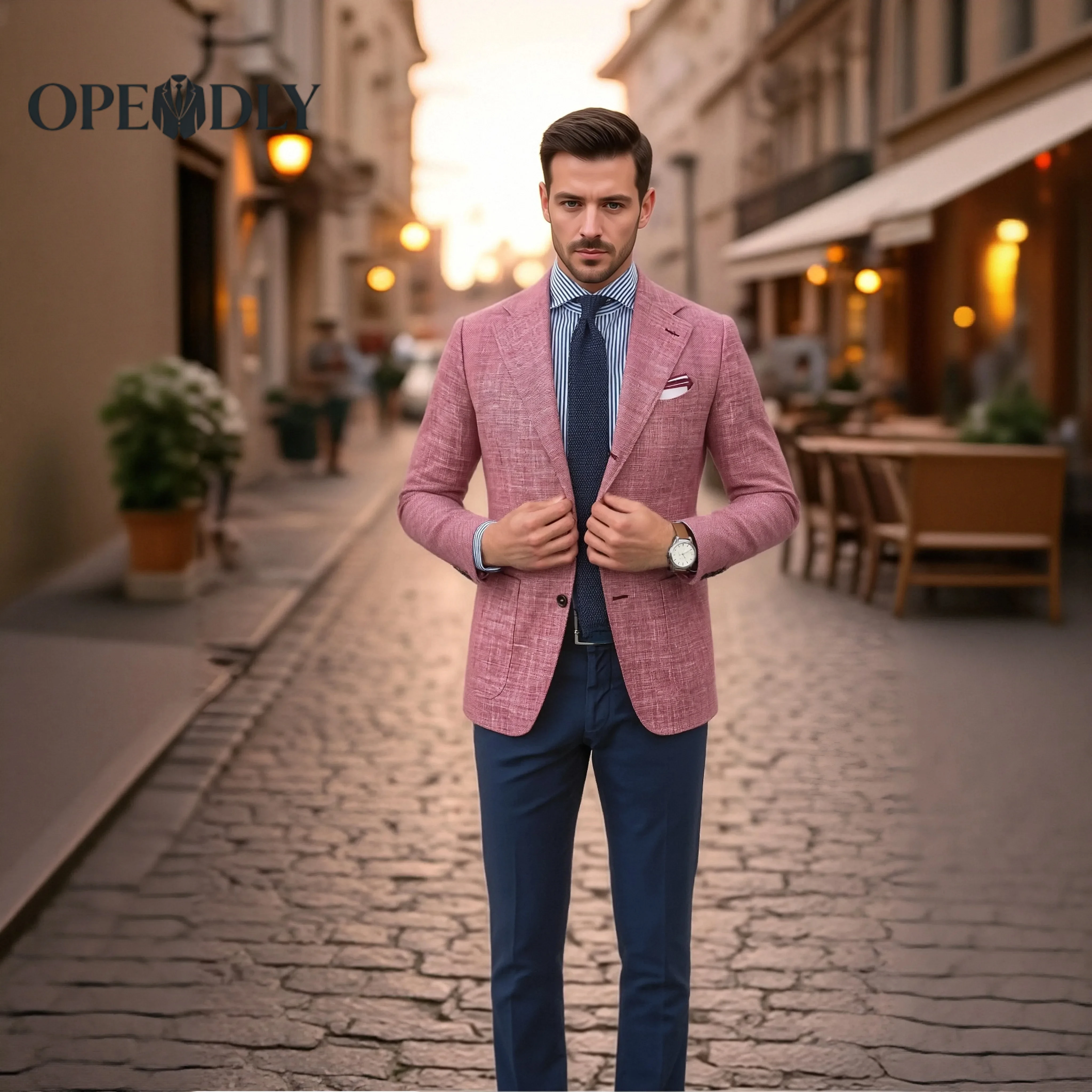 Tailored Mens 3 Piece Tuxedo Suit Slim Fit Wedding Groom Attire Custom Blazer Vest and Dress Pants for Groomsmen Formal Wear
Tailored Mens 3 Piece Tuxedo Suit Slim Fit Wedding Groom Attire Custom Blazer Vest and Dress Pants for Groomsmen Formal Wear