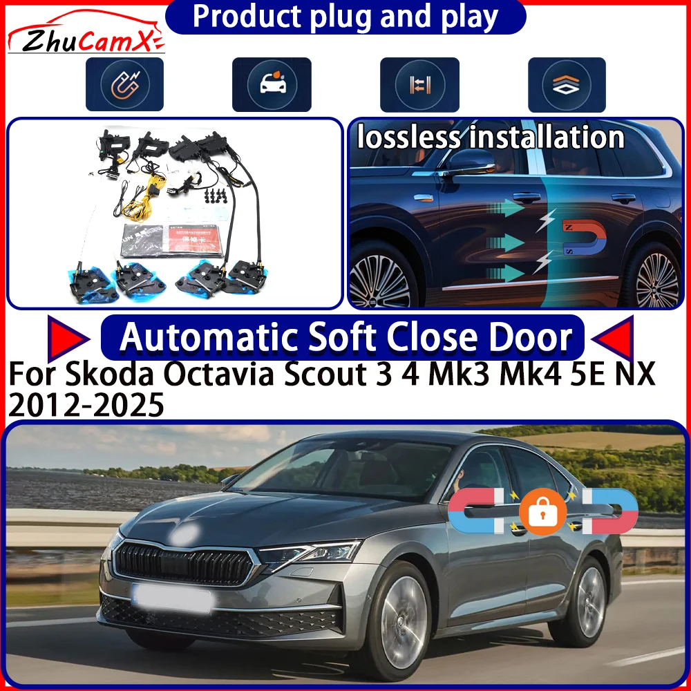 Door Lock Actuator for Skoda Octavia Scout 3 4 Mk3 Mk4 5E NX 2012-2025 Soft Close Door Kit Power Latch System Auto Pull Door
Door Lock Actuator for Skoda Octavia Scout 3 4 Mk3 Mk4 5E NX 2012-2025 Soft Close Door Kit Power Latch System Auto Pull Door