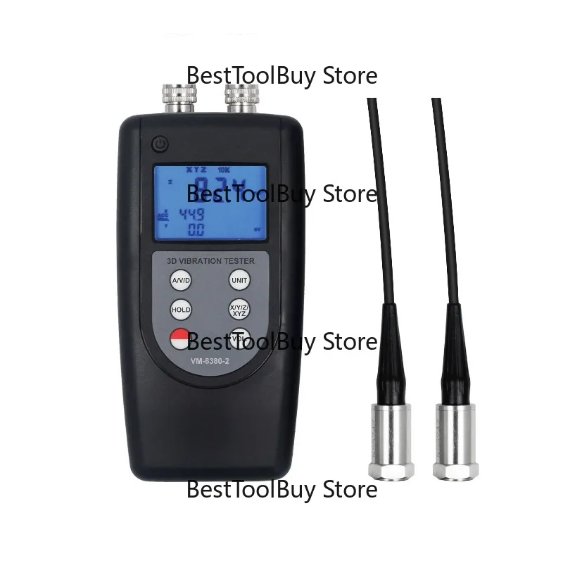 New Vibrometros Digital 2 Channels Vibration Meter Tester
New Vibrometros Digital 2 Channels Vibration Meter Tester