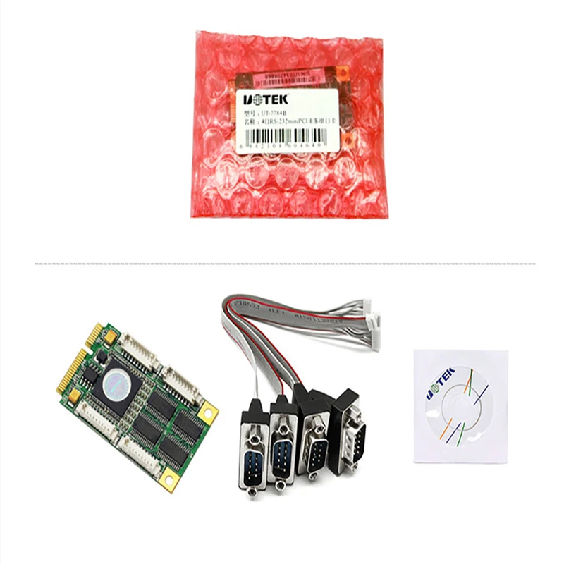 Прочная последовательная карта Mini PCI-E в RS-232 PCIE PCI Express в RS232 4-портовый высокоскоростной преобразователь DB9 ESD с защитой от молний UT-7784B
Прочная последовательная карта Mini PCI-E в RS-232 PCIE PCI Express в RS232 4-портовый высокоскоростной преобразователь DB9 ESD с защитой от молний UT-7784B
