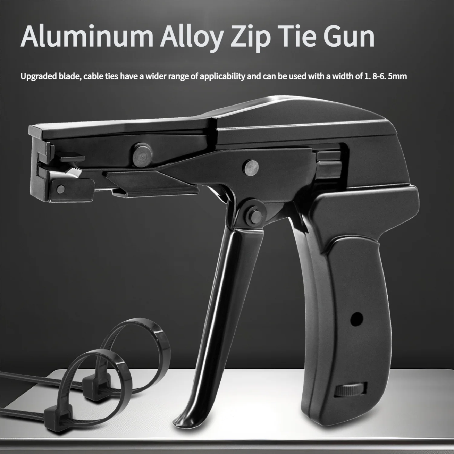 800A Cable Tie Gun Fastening Cable Tie Tool for Nylon Cable Flush Cut Zip Tie Tool for 1.8-6.5mm Width Ties Hand Tool
800A Cable Tie Gun Fastening Cable Tie Tool for Nylon Cable Flush Cut Zip Tie Tool for 1.8-6.5mm Width Ties Hand Tool
