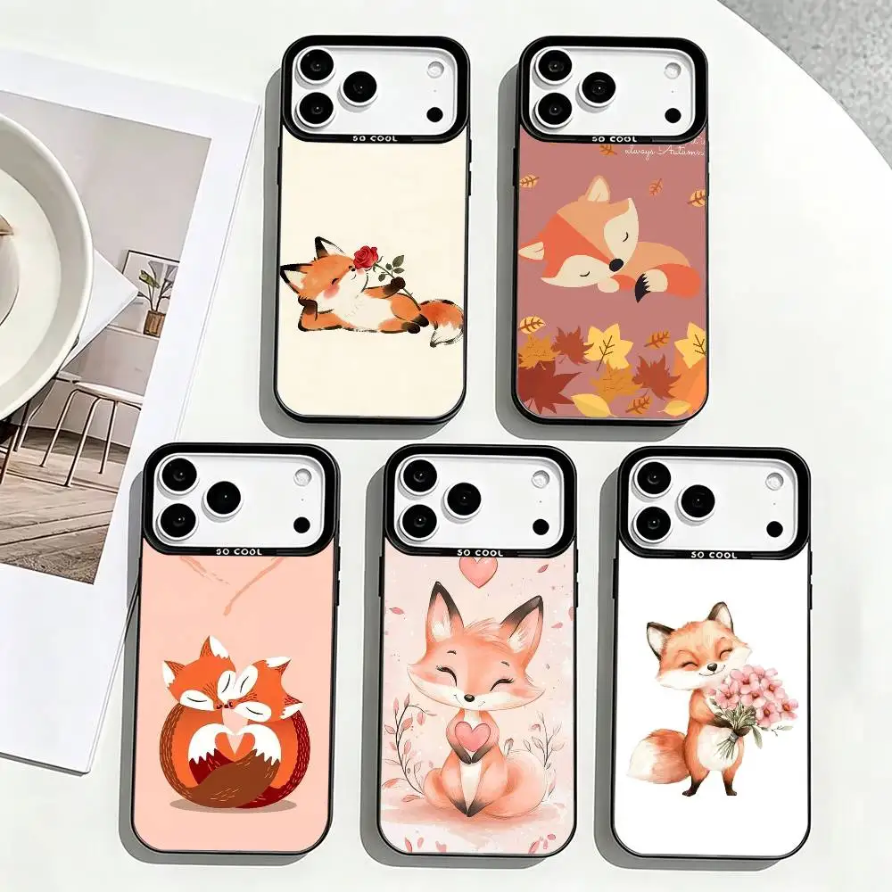 Cute A-Animal Fox Phone Case For iPhone 17,16,15,14,13,12,11 Plus,Pro Max,XS,Colorful Silver Black Cover
Cute A-Animal Fox Phone Case For iPhone 17,16,15,14,13,12,11 Plus,Pro Max,XS,Colorful Silver Black Cover