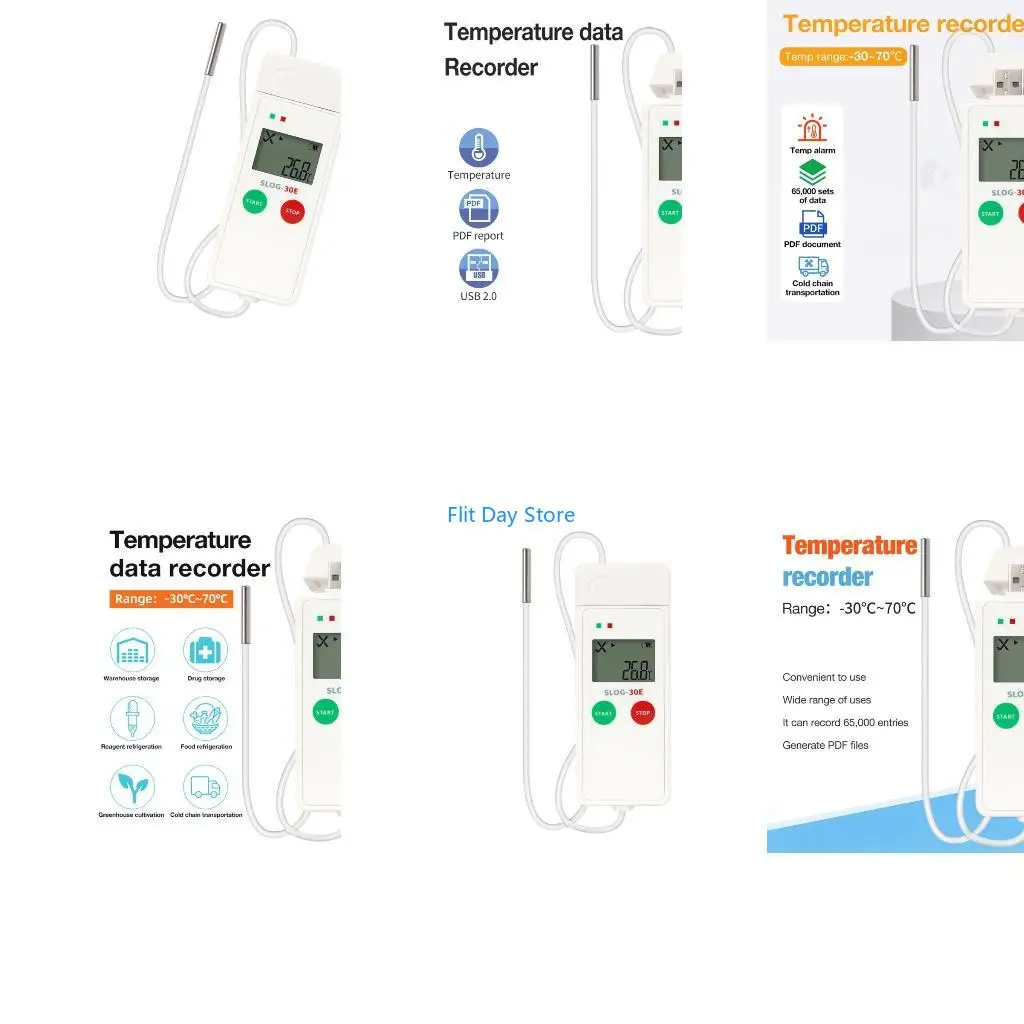 F92C Advanced Environmental Data Logger with High Sensitivity External Sensors & Computer Connection Interfaces for Logistic
F92C Advanced Environmental Data Logger with High Sensitivity External Sensors & Computer Connection Interfaces for Logistic