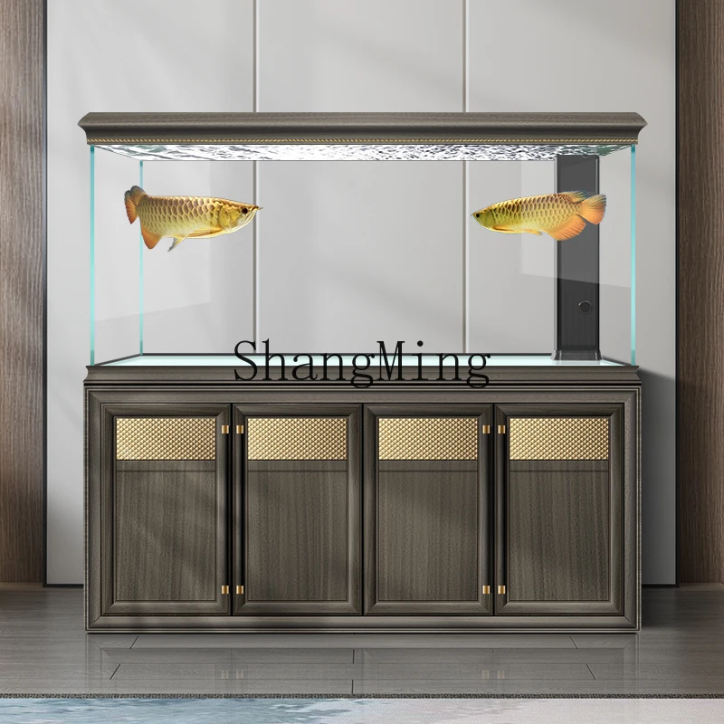 HJ solid wood ultra-white glass arowana tank living room large new household bottom filter aquarium fish tank
HJ solid wood ultra-white glass arowana tank living room large new household bottom filter aquarium fish tank