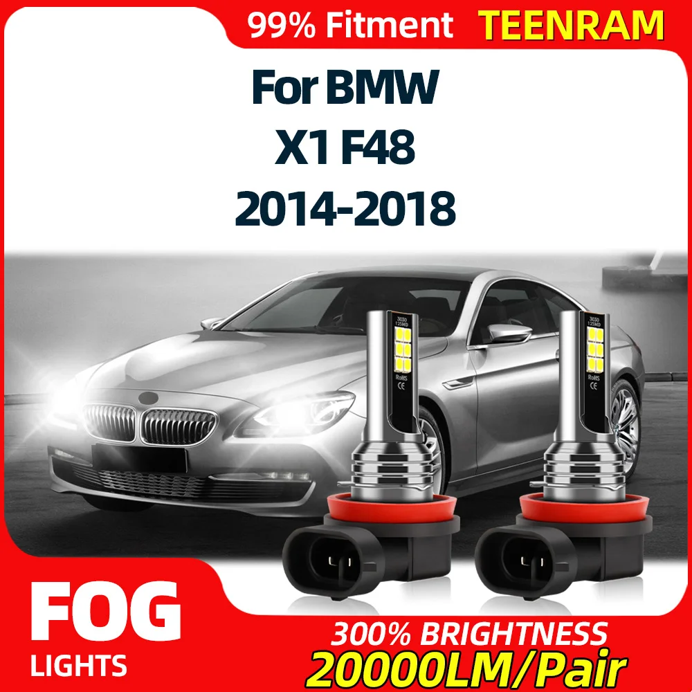 2Pcs H8 H9 H11 LED Fog Lamps 20000LM CSP Chip Car Fog Lights Bulbs 12V 6000K White For BMW X1 F48 2014 2015 2016 2017 2018
2Pcs H8 H9 H11 LED Fog Lamps 20000LM CSP Chip Car Fog Lights Bulbs 12V 6000K White For BMW X1 F48 2014 2015 2016 2017 2018