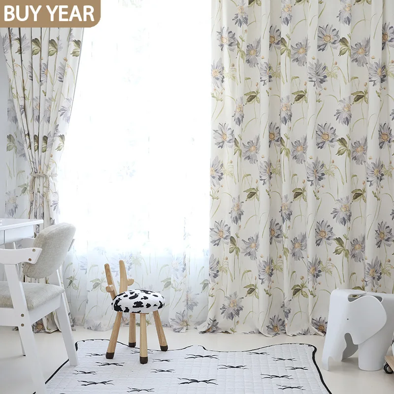 Modern Curtains for Living Dining Room Bedroom Korean Style Cotton Linen Fabric Printing Curtains Tulle French Window Door Beads
Modern Curtains for Living Dining Room Bedroom Korean Style Cotton Linen Fabric Printing Curtains Tulle French Window Door Beads