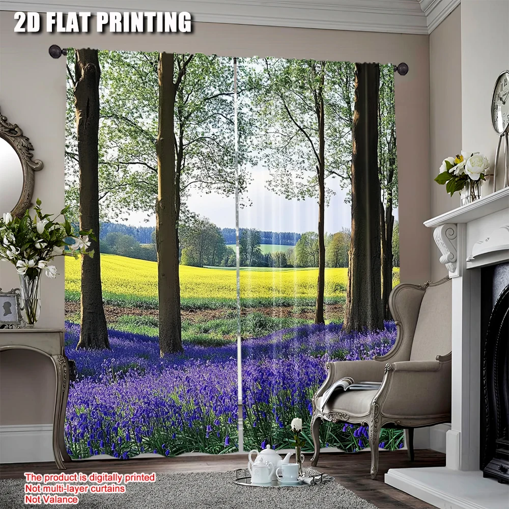 2Pcs Woodland Curtain Bluebells In Wepham Woods Wildflower Spring Rural Environment Suitable For Bedroom Bathroom Living Room
2Pcs Woodland Curtain Bluebells In Wepham Woods Wildflower Spring Rural Environment Suitable For Bedroom Bathroom Living Room