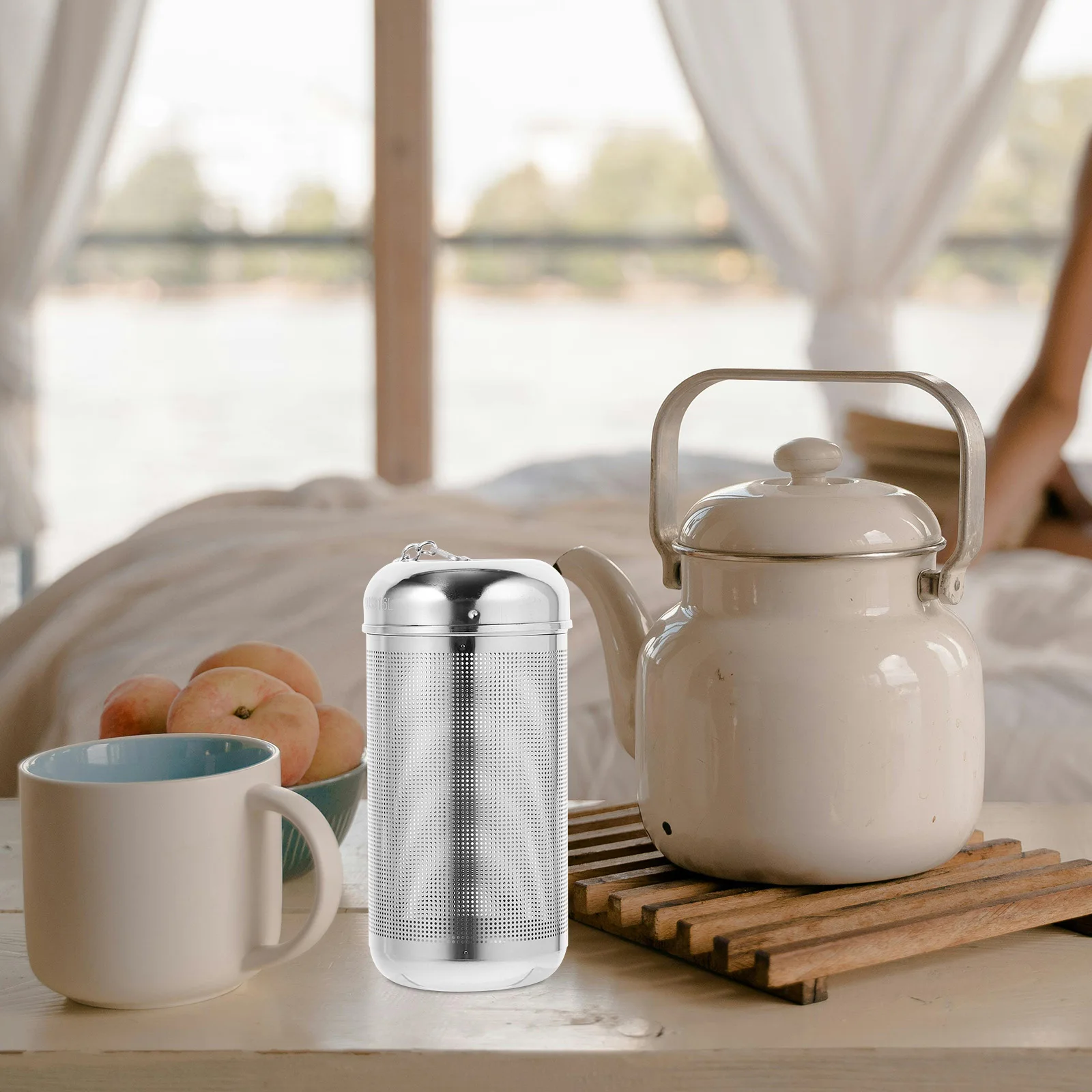 Stainless Steel Tea Infuser Fine Mesh Ball Diffuser for Loose Leaf Tea Strainer Spice Filter Kitchen Supplies Reusable
Stainless Steel Tea Infuser Fine Mesh Ball Diffuser for Loose Leaf Tea Strainer Spice Filter Kitchen Supplies Reusable