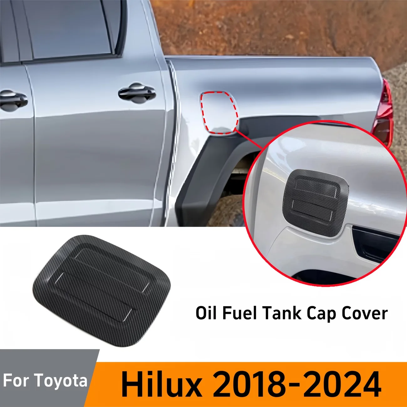 Car Accessories Fit for Toyota Hilux 2018 2019 2020 2021 2022 2023 2024 Carbon Style Fuel Filler Tank Cover Oil Fuel Tank Cap Co
Car Accessories Fit for Toyota Hilux 2018 2019 2020 2021 2022 2023 2024 Carbon Style Fuel Filler Tank Cover Oil Fuel Tank Cap Co