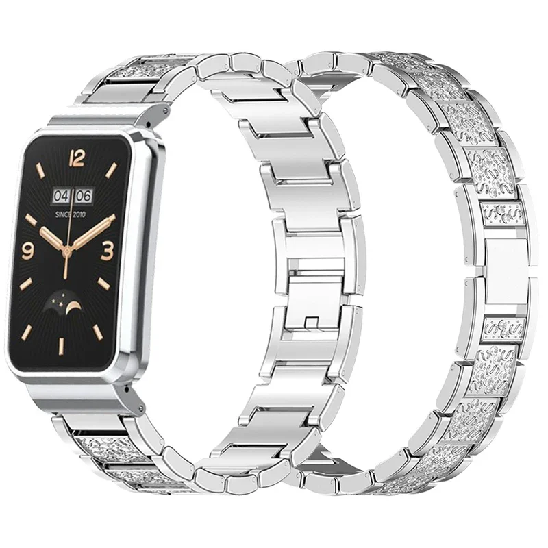 Metal Strap Case Protector for Xiaomi Mi Band 7 Pro Diamond Watchband for mi band 7pro Stainless Steel Bracelet Protective Cover
Metal Strap Case Protector for Xiaomi Mi Band 7 Pro Diamond Watchband for mi band 7pro Stainless Steel Bracelet Protective Cover