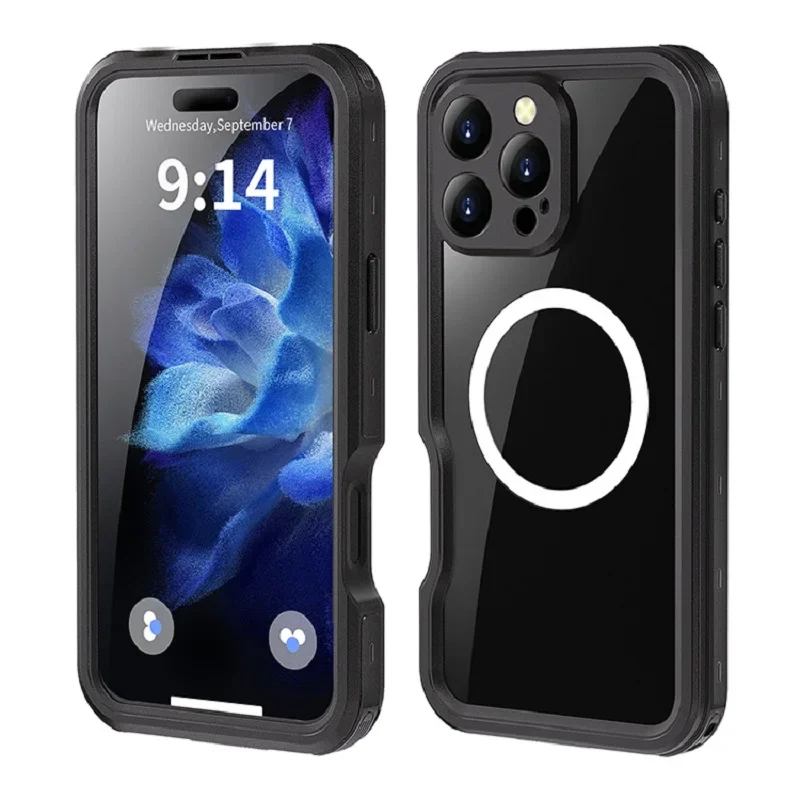 IP68 Waterproof Mobile Phone Case 360 Degree Full Seal Dustproof, Shockproof and Snowproof for iPhone16 14 Pro Max 15 plus 16pro
IP68 Waterproof Mobile Phone Case 360 Degree Full Seal Dustproof, Shockproof and Snowproof for iPhone16 14 Pro Max 15 plus 16pro