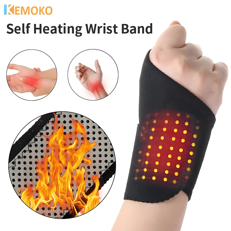 Self Heating Magnetic Wrist Band Protector Sports Wristband Warmer Compression Therapy Support Hand Bandage Pain Relief
Self Heating Magnetic Wrist Band Protector Sports Wristband Warmer Compression Therapy Support Hand Bandage Pain Relief