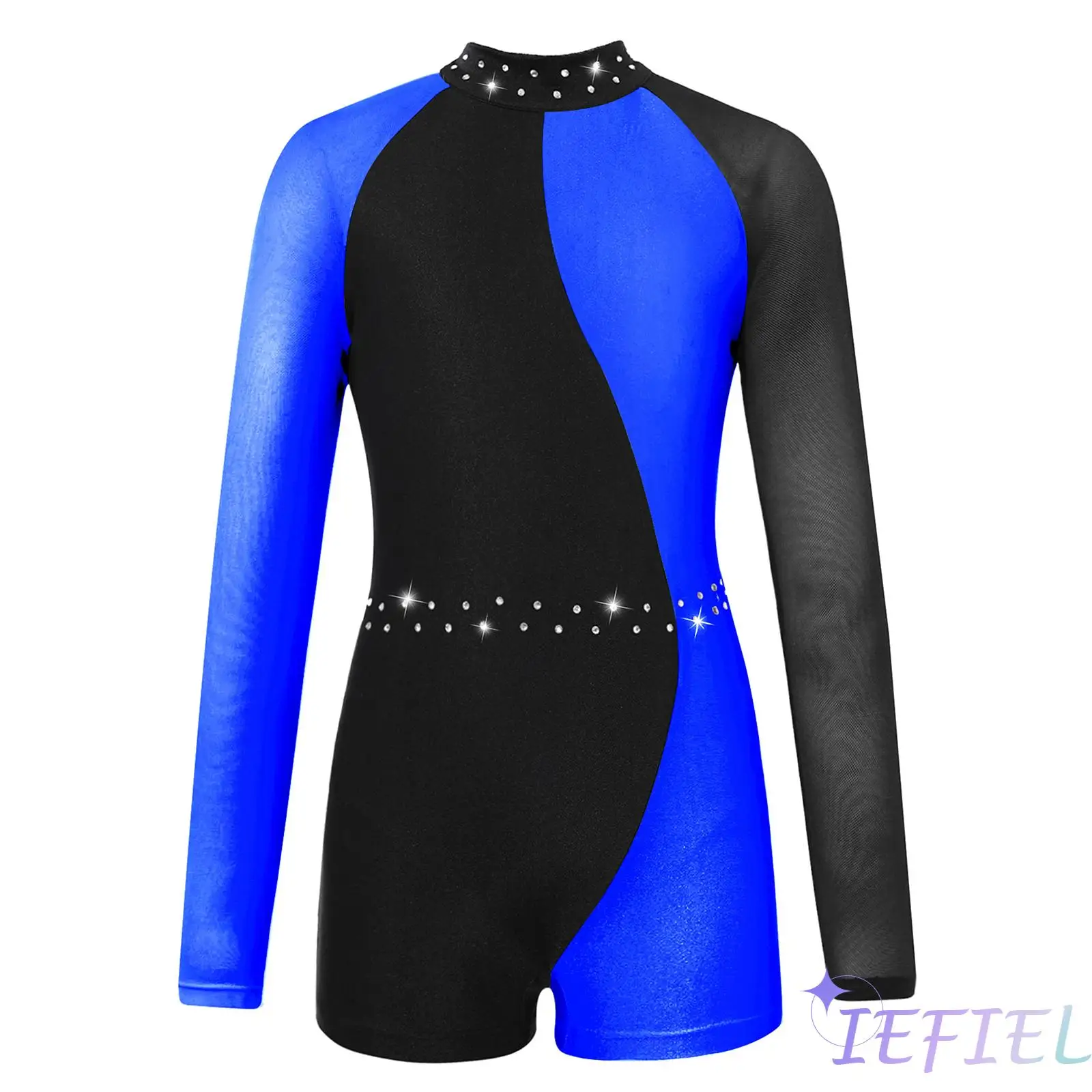 Girls Gymnastics Jumpsuit Leotards Shiny Rhinestones Ballet Dance Ice Skating Unitard Tumbling Bodysuit Training Outfit
Girls Gymnastics Jumpsuit Leotards Shiny Rhinestones Ballet Dance Ice Skating Unitard Tumbling Bodysuit Training Outfit