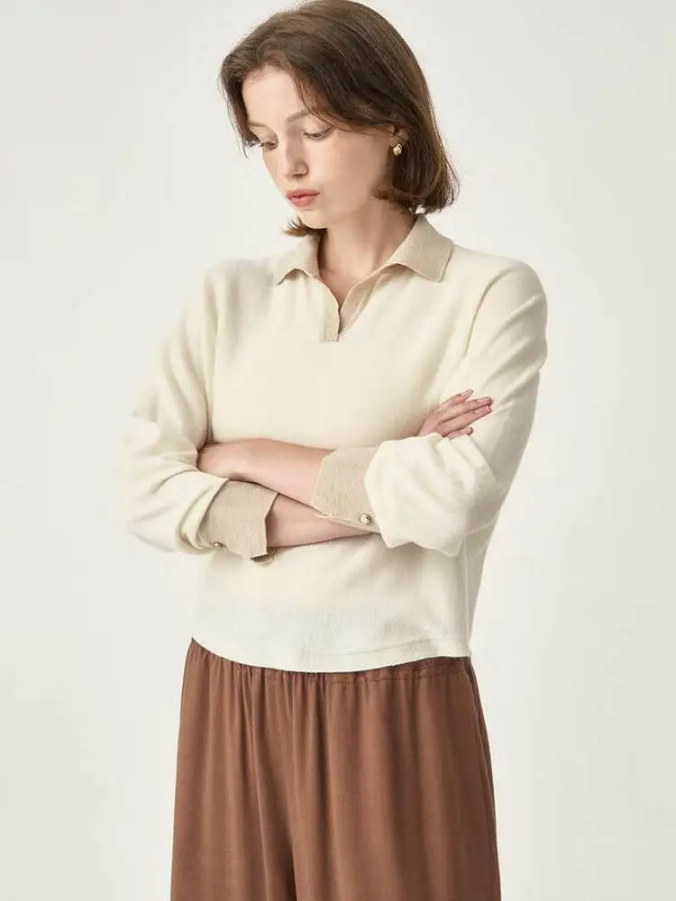 Повседневный свободный вязаный свитер с длинным светом, модная корейская повседневная одежда для женщин, осеннее новое поступление, универсальный свободный... 
Повседневный свободный вязаный свитер с длинным светом, модная корейская повседневная одежда для женщин, осеннее новое поступление, универсальный свободный...