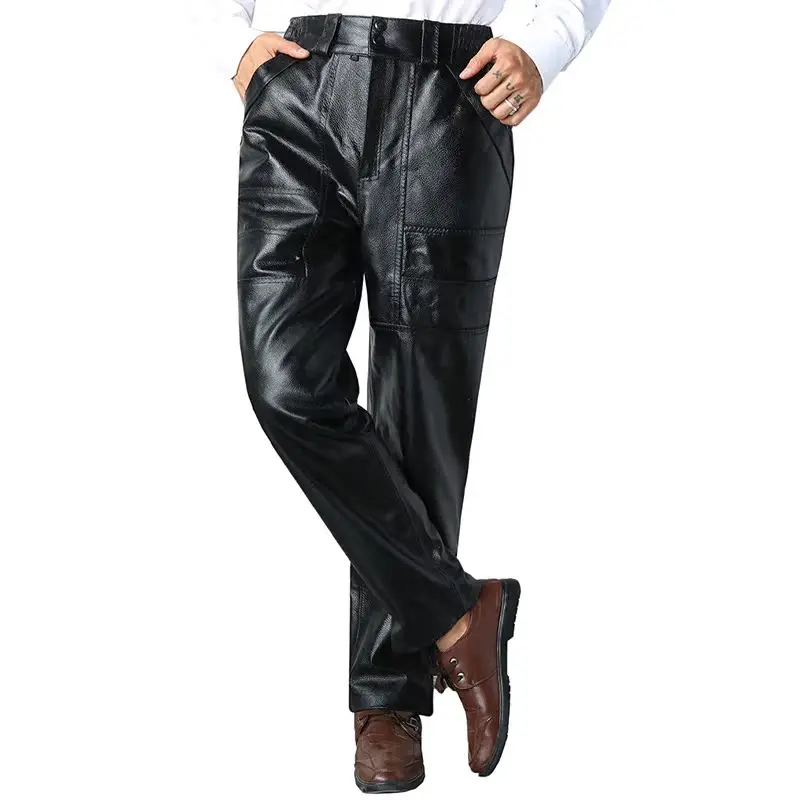 Мотоциклетные брюки из натуральной кожи, мужские зимние теплые прямые брюки, свободный крой из воловьей кожи Faion Urban Sle
Мотоциклетные брюки из натуральной кожи, мужские зимние теплые прямые брюки, свободный крой из воловьей кожи Faion Urban Sle