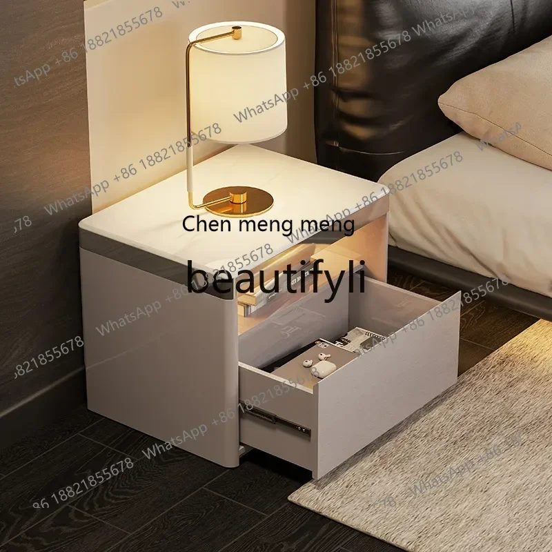 2003Italian Style Marble Bedside Table New Light Luxury High-end Sense Storage Bedside Cabinet
2003Italian Style Marble Bedside Table New Light Luxury High-end Sense Storage Bedside Cabinet