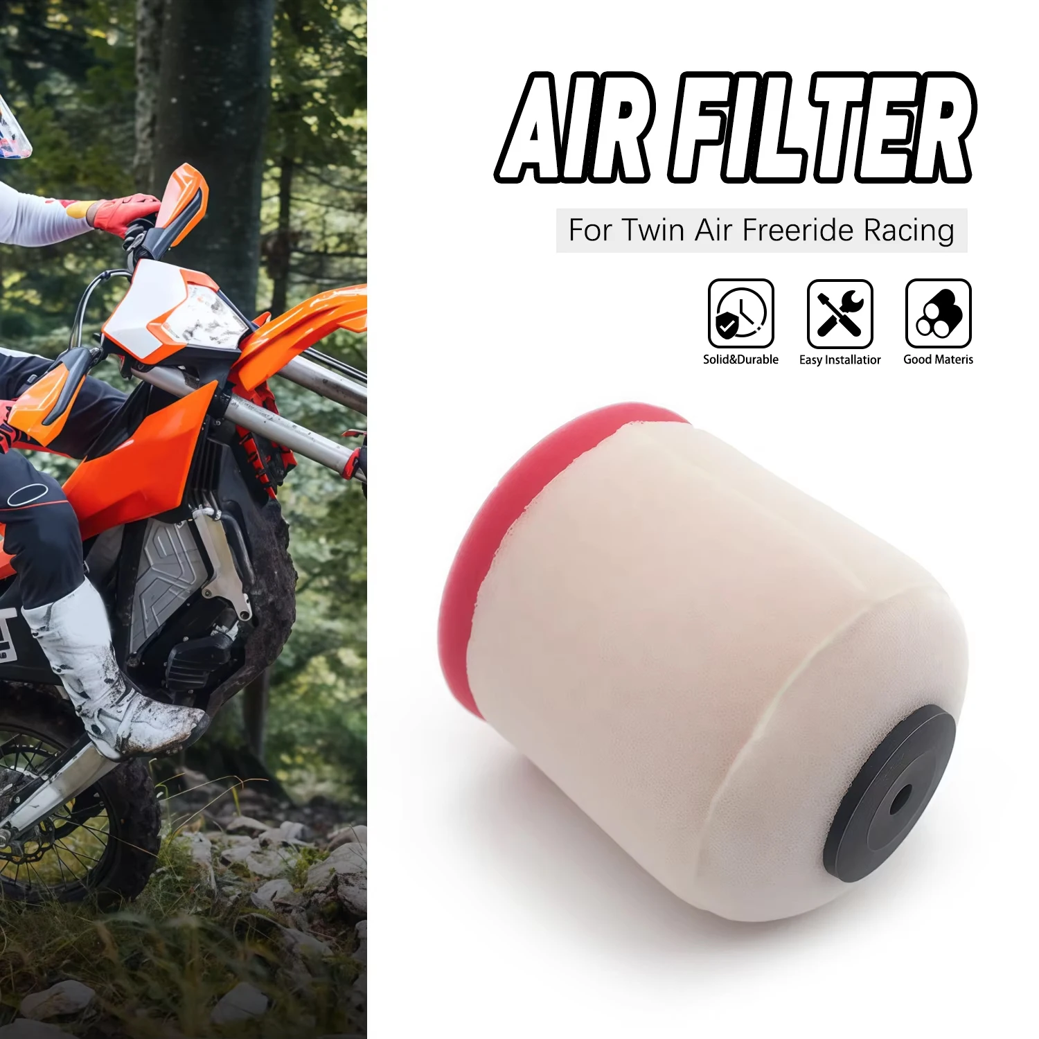 Fit For Twin AIR Freeride Motorcycle Air Filter Intake Air Cleaner Element Racing
Fit For Twin AIR Freeride Motorcycle Air Filter Intake Air Cleaner Element Racing