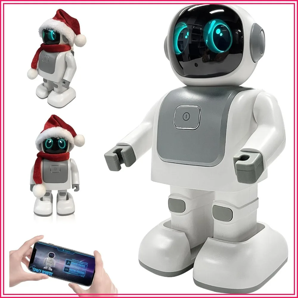 Dancing Robot Speaker with LED Lights, Portable Bluetooth Speaker for Music Lovers, Programmable Interactive Robot Toy with App Control
Dancing Robot Speaker with LED Lights, Portable Bluetooth Speaker for Music Lovers, Programmable Interactive Robot Toy with App Control