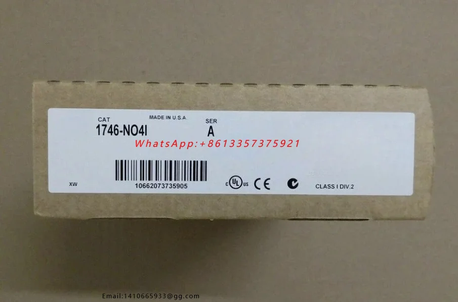 Brand New 1746-NO4I Analog Current Output Module, 4 , Non-Isolated 1746NO4I Fast Delivey
Brand New 1746-NO4I Analog Current Output Module, 4 , Non-Isolated 1746NO4I Fast Delivey