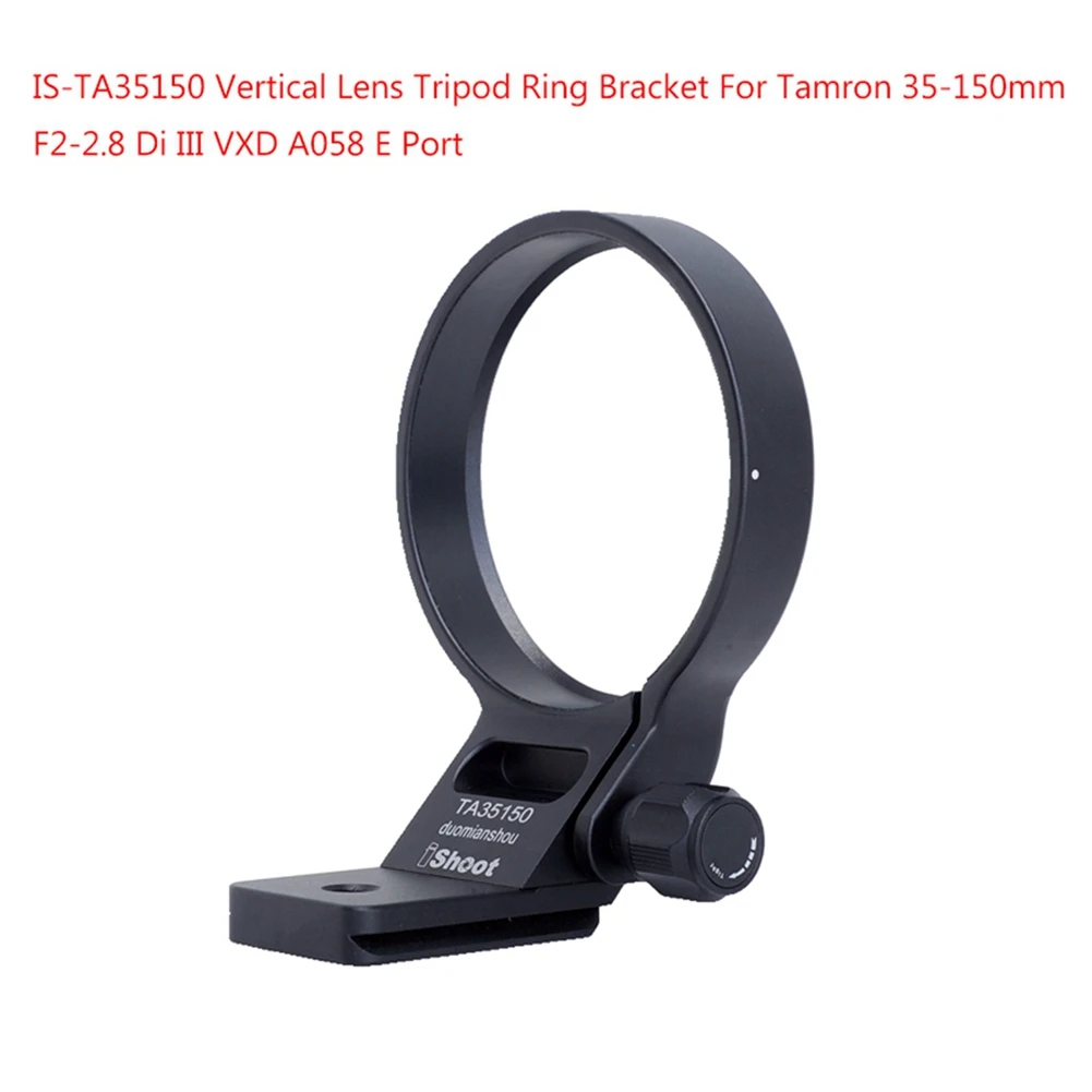 ISHOOT Tripod Mount Ring Lens Collar IS-TA35150 for Tamron 35-150Mm F2-2.8 Di III VXD A058 E Port Camera Quick Release Plate
ISHOOT Tripod Mount Ring Lens Collar IS-TA35150 for Tamron 35-150Mm F2-2.8 Di III VXD A058 E Port Camera Quick Release Plate