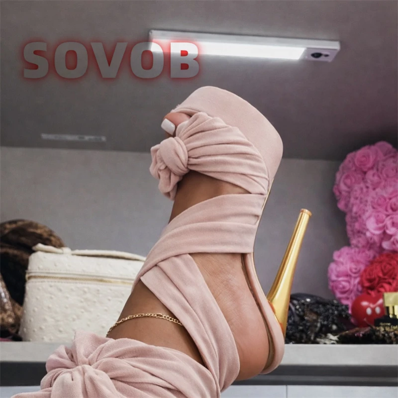 Light Pink Lace-Up Platform Heeled Sandals, Ankle Wrap Stiletto Heels Sandals, Ladies Trendy Evening Party Footwear,36-46
Light Pink Lace-Up Platform Heeled Sandals, Ankle Wrap Stiletto Heels Sandals, Ladies Trendy Evening Party Footwear,36-46
