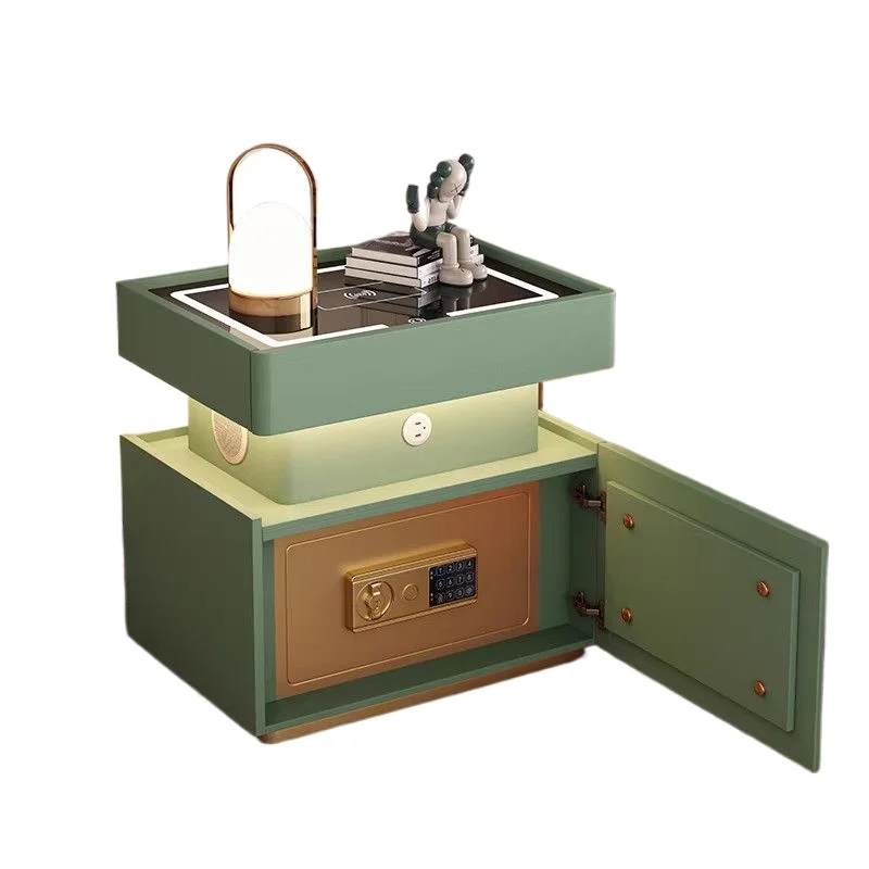 Умная прикроватная тумбочка, скрытый противоугонный сейф, шкаф для хранения в спальне, голосовой светильник
Умная прикроватная тумбочка, скрытый противоугонный сейф, шкаф для хранения в спальне, голосовой светильник