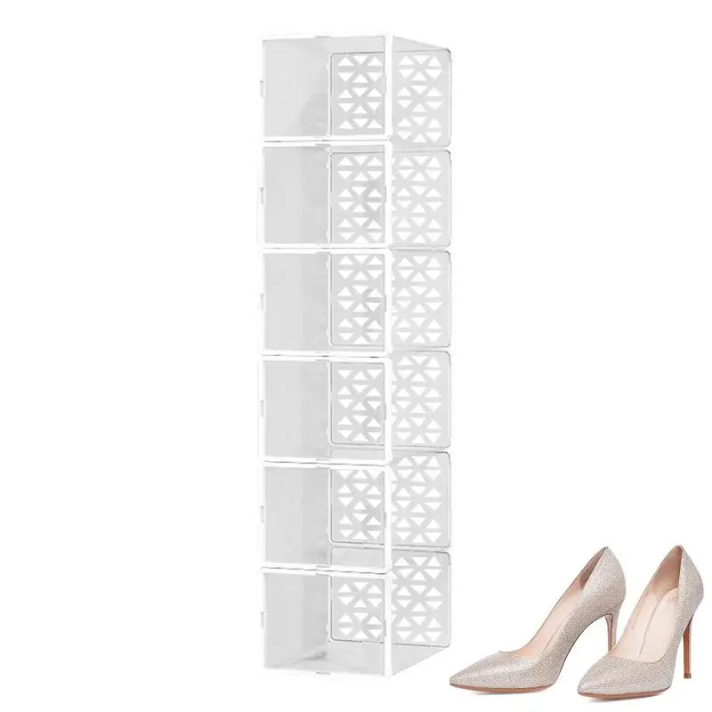 Shoe Storage Containers 6x Stackable Shoe Bin Holder Space Saving Shoes Dispaly Case Dustproof Shoes Holder Containers For
Shoe Storage Containers 6x Stackable Shoe Bin Holder Space Saving Shoes Dispaly Case Dustproof Shoes Holder Containers For