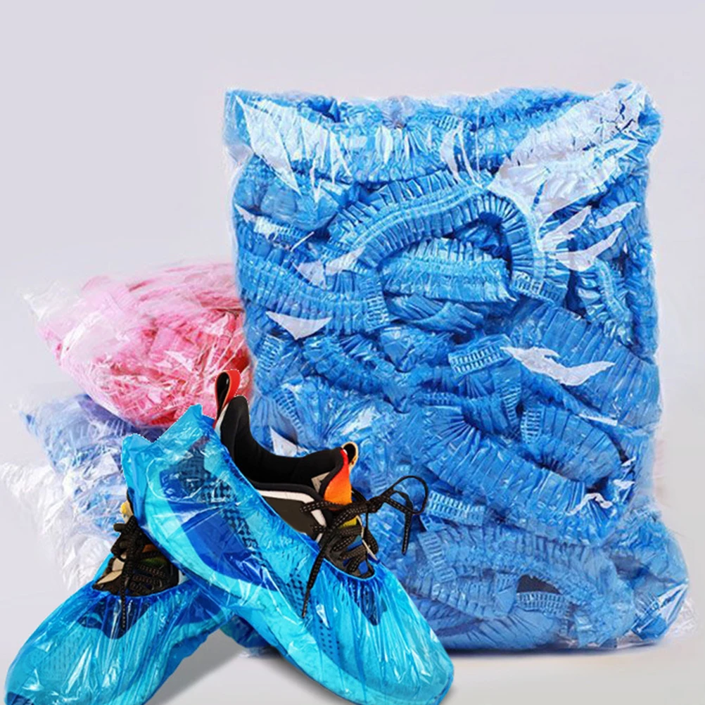 200pcs Disposable Shoe Covers Blue Waterproof Dustproof Overshoes Protectors Universal Size Fits Most Shoes Boots Sandals
200pcs Disposable Shoe Covers Blue Waterproof Dustproof Overshoes Protectors Universal Size Fits Most Shoes Boots Sandals