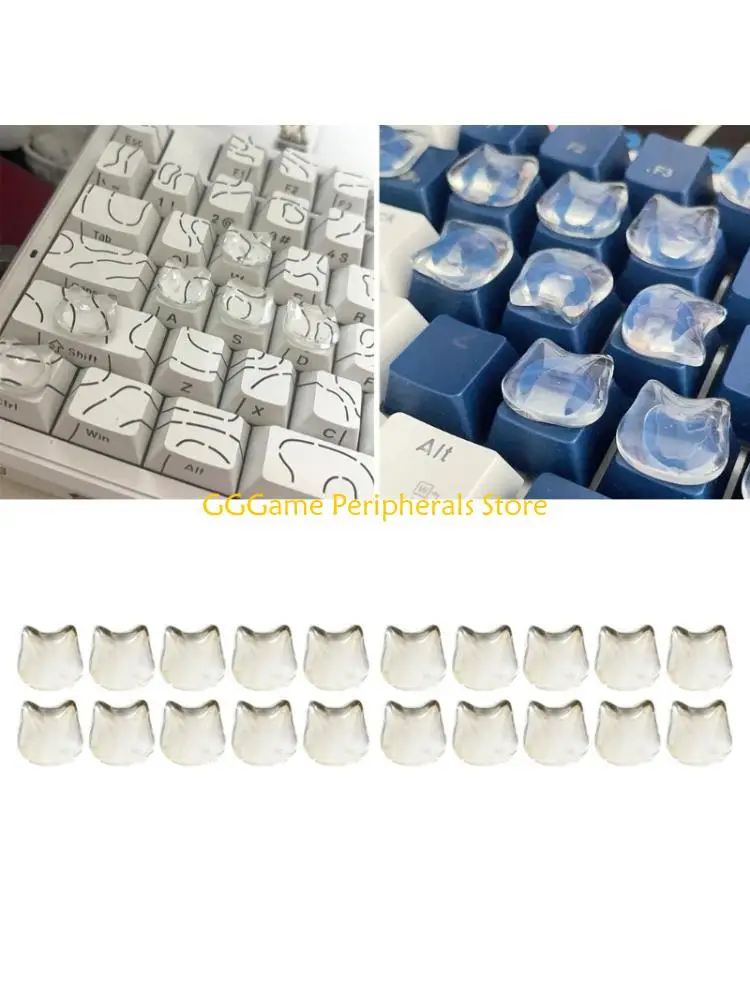 U55B 20 Piece Lovely Shaped Keyboard Caps with Nails Smooth Typing Experience & Scratch Resistant for Women Use
U55B 20 Piece Lovely Shaped Keyboard Caps with Nails Smooth Typing Experience & Scratch Resistant for Women Use