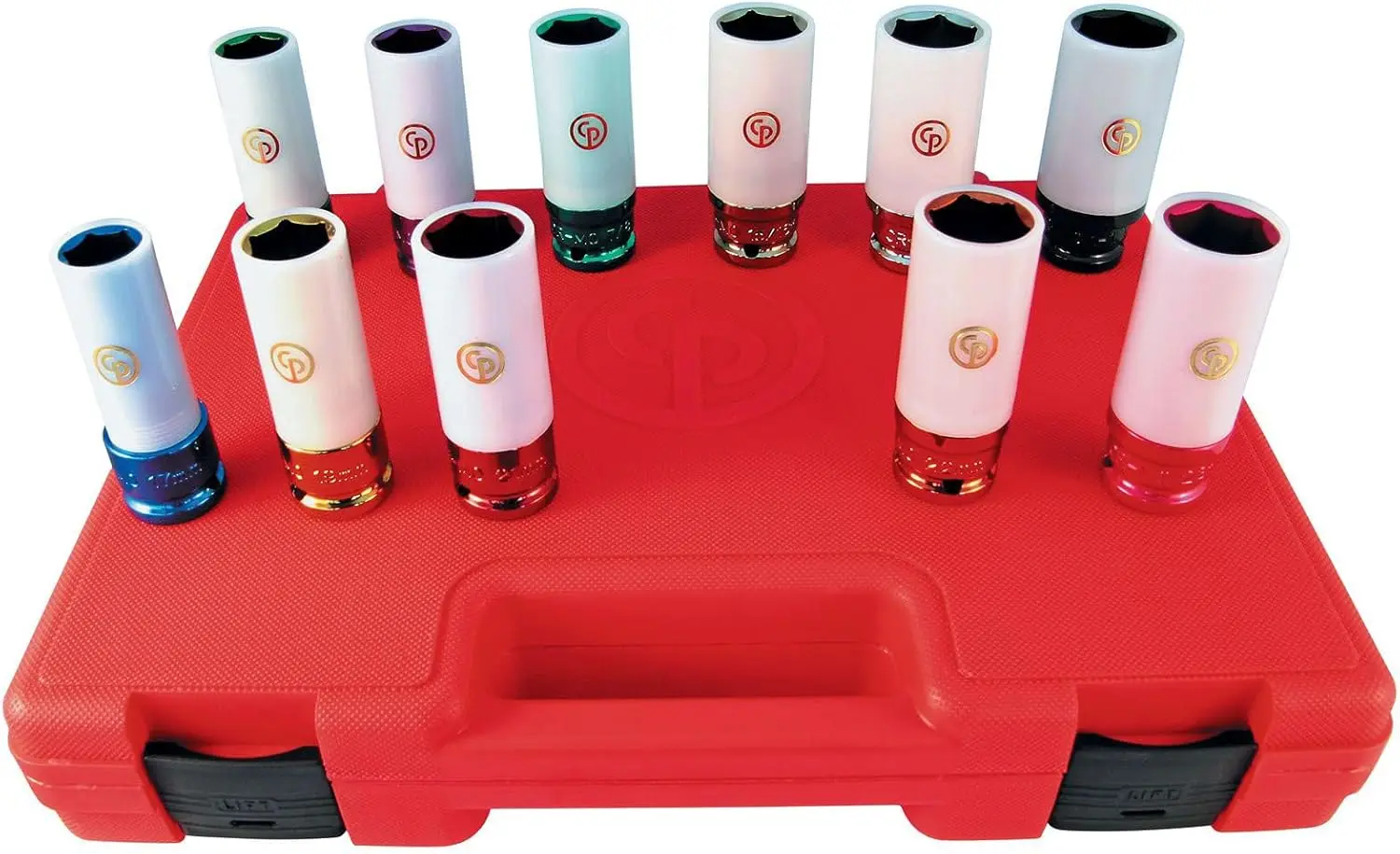11-Piece Impact Socket Set with Wheel Protector, SAE & Metric, 1/2" Drive
11-Piece Impact Socket Set with Wheel Protector, SAE & Metric, 1/2" Drive