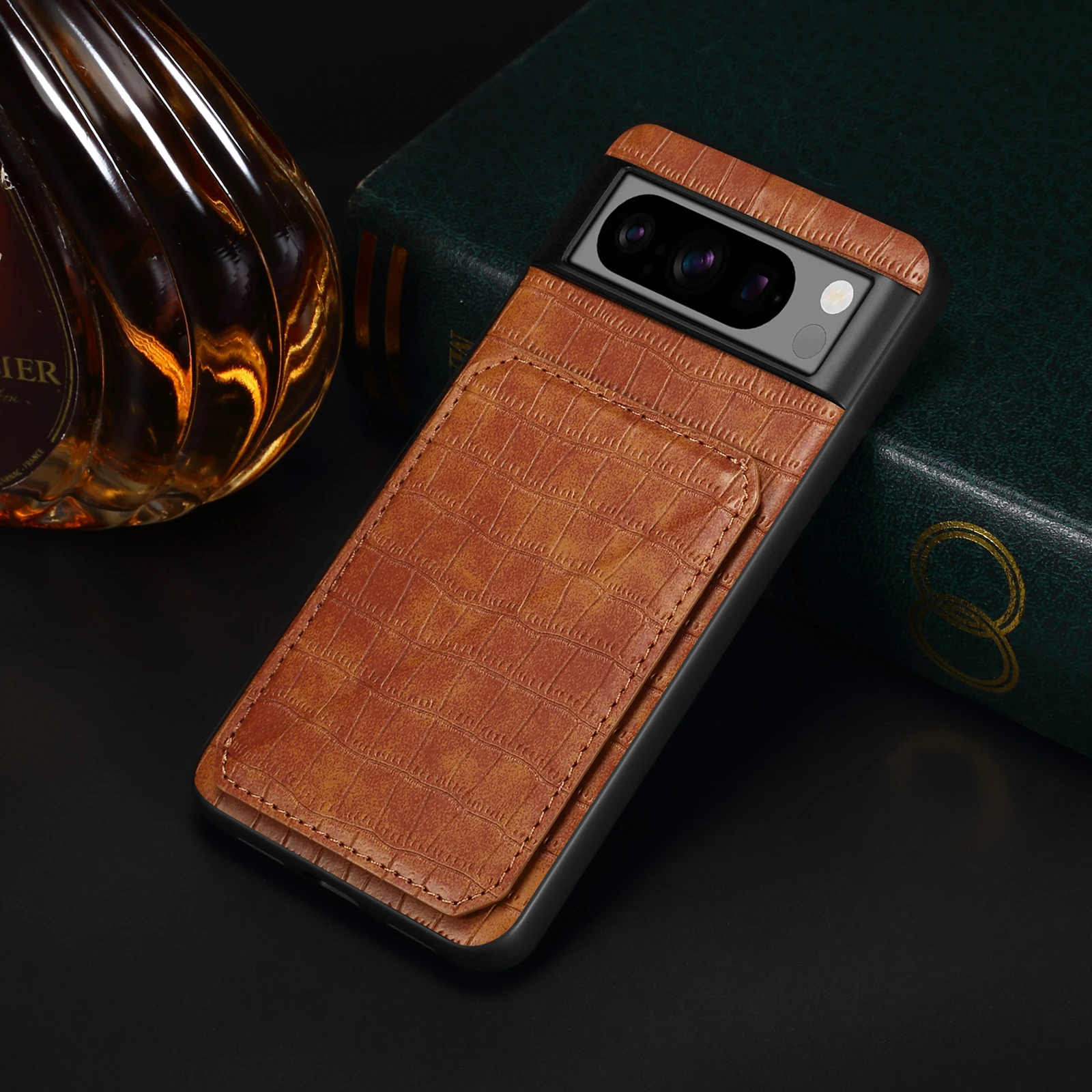 Denior For Google Pixel 9/8/7/6 series crocodile patterned PU leather card insertion phone case, credit card wallet holder
Denior For Google Pixel 9/8/7/6 series crocodile patterned PU leather card insertion phone case, credit card wallet holder