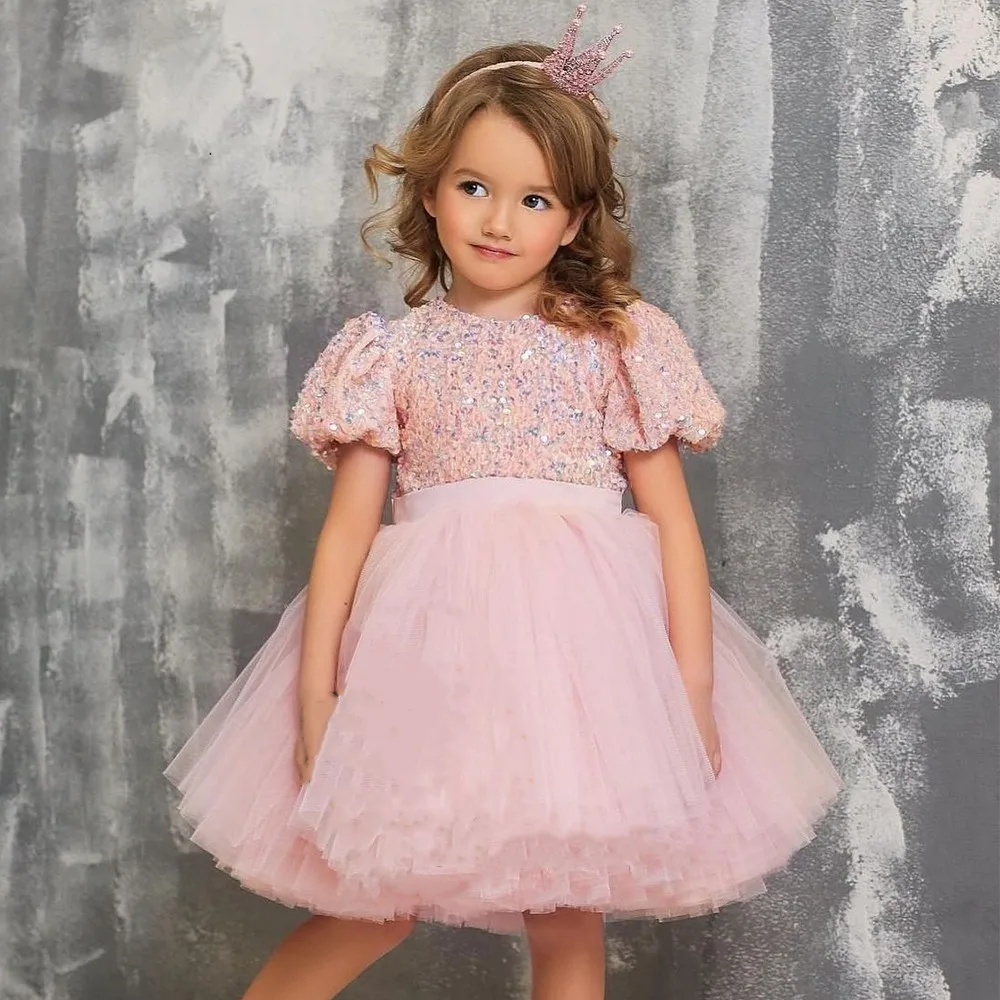 Baby Girl Birthday Dress Sequined Tulle Toddler Tutu Outfit Princess Flower Girl Dress Short Sleeve Christmas Gown
Baby Girl Birthday Dress Sequined Tulle Toddler Tutu Outfit Princess Flower Girl Dress Short Sleeve Christmas Gown