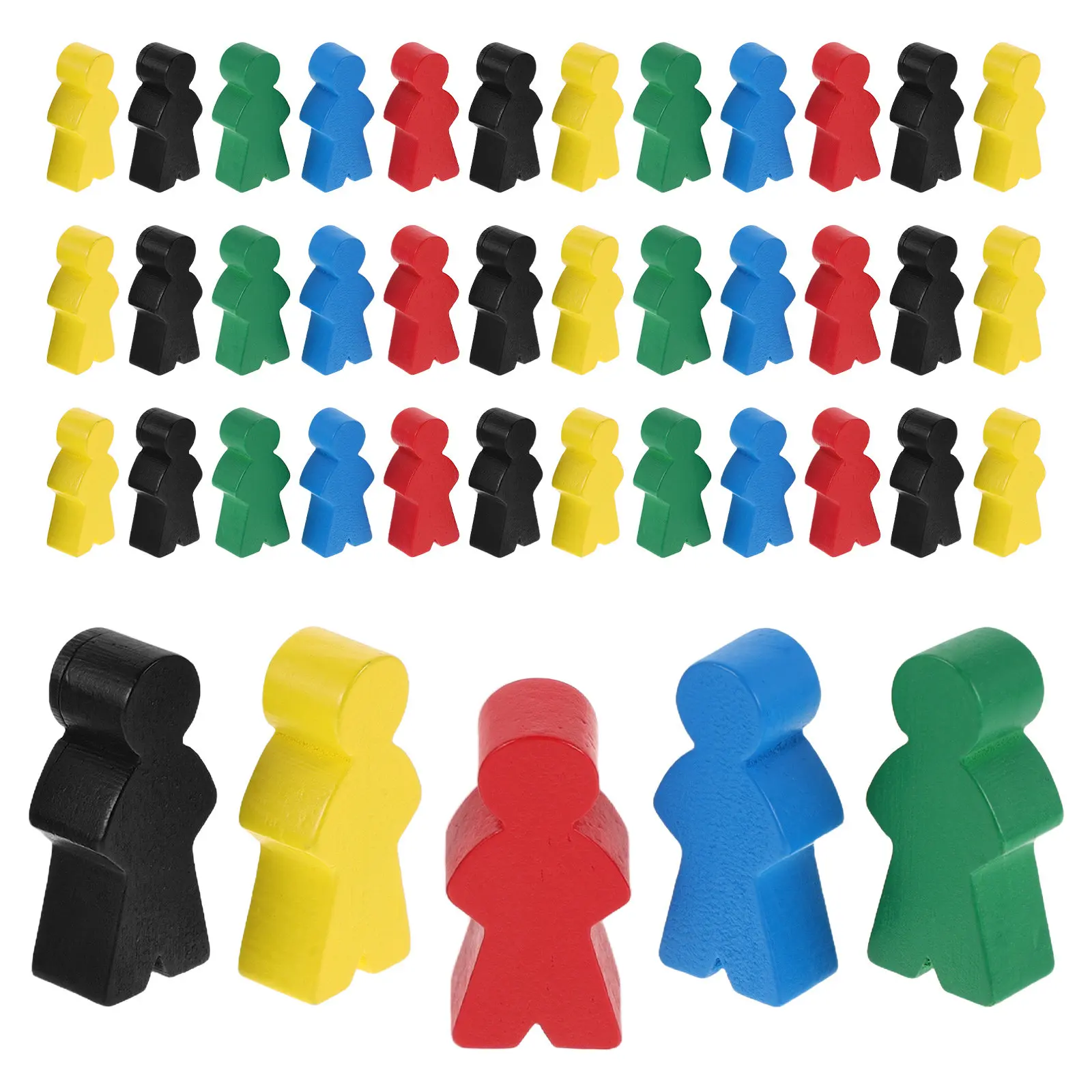 100Pcs Multicolor Meeples Game Tokens Wooden Chess Pieces Pawns Family Board Game Accessories Replacement Small Counting Wood
100Pcs Multicolor Meeples Game Tokens Wooden Chess Pieces Pawns Family Board Game Accessories Replacement Small Counting Wood