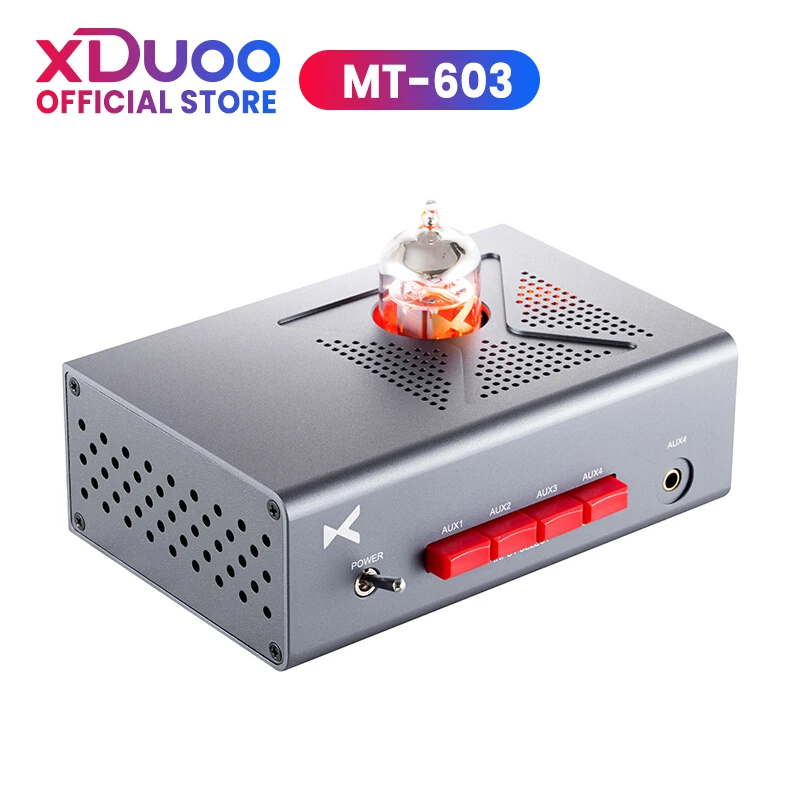 XDUOO MT603 12AU7 Tube Preamplifier with Multiple Audio Inputs Pre Amplifier
XDUOO MT603 12AU7 Tube Preamplifier with Multiple Audio Inputs Pre Amplifier