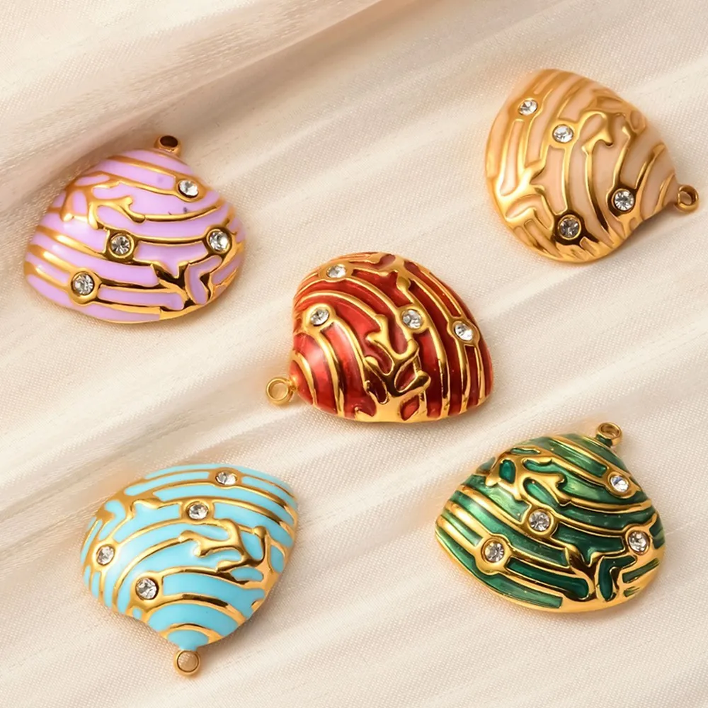 2Pcs Stainless Steel Spot Drill Seashell Charms Pendants DIY Bracelet Earring Necklace Finding Jewelry Making Supplies Wholesale
2Pcs Stainless Steel Spot Drill Seashell Charms Pendants DIY Bracelet Earring Necklace Finding Jewelry Making Supplies Wholesale