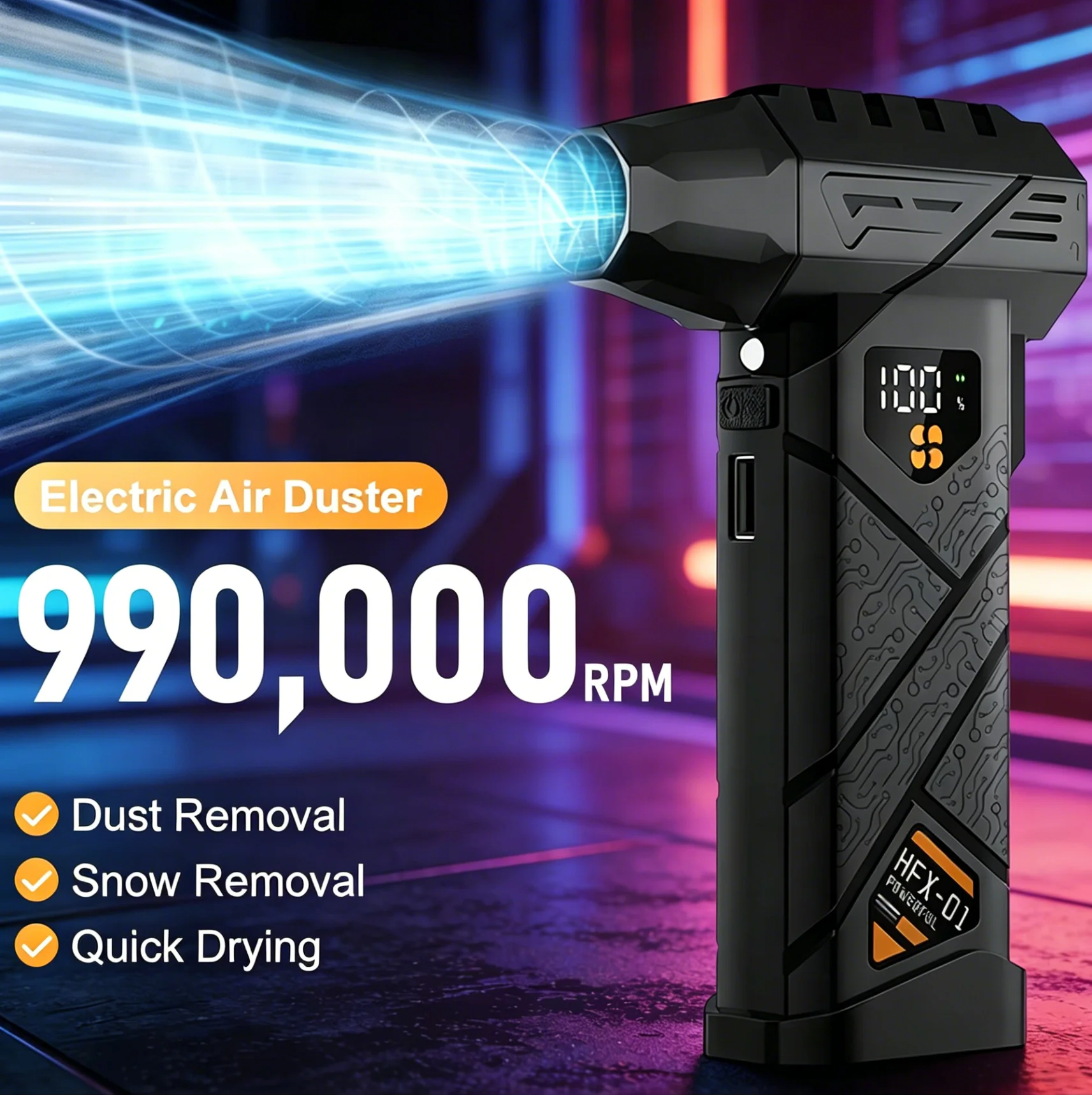 990000RPM electric snow blower 240W Powerful turbo fan blower jet Air Blower vacuum cleaner for Car Air Duster car cleaning
990000RPM electric snow blower 240W Powerful turbo fan blower jet Air Blower vacuum cleaner for Car Air Duster car cleaning