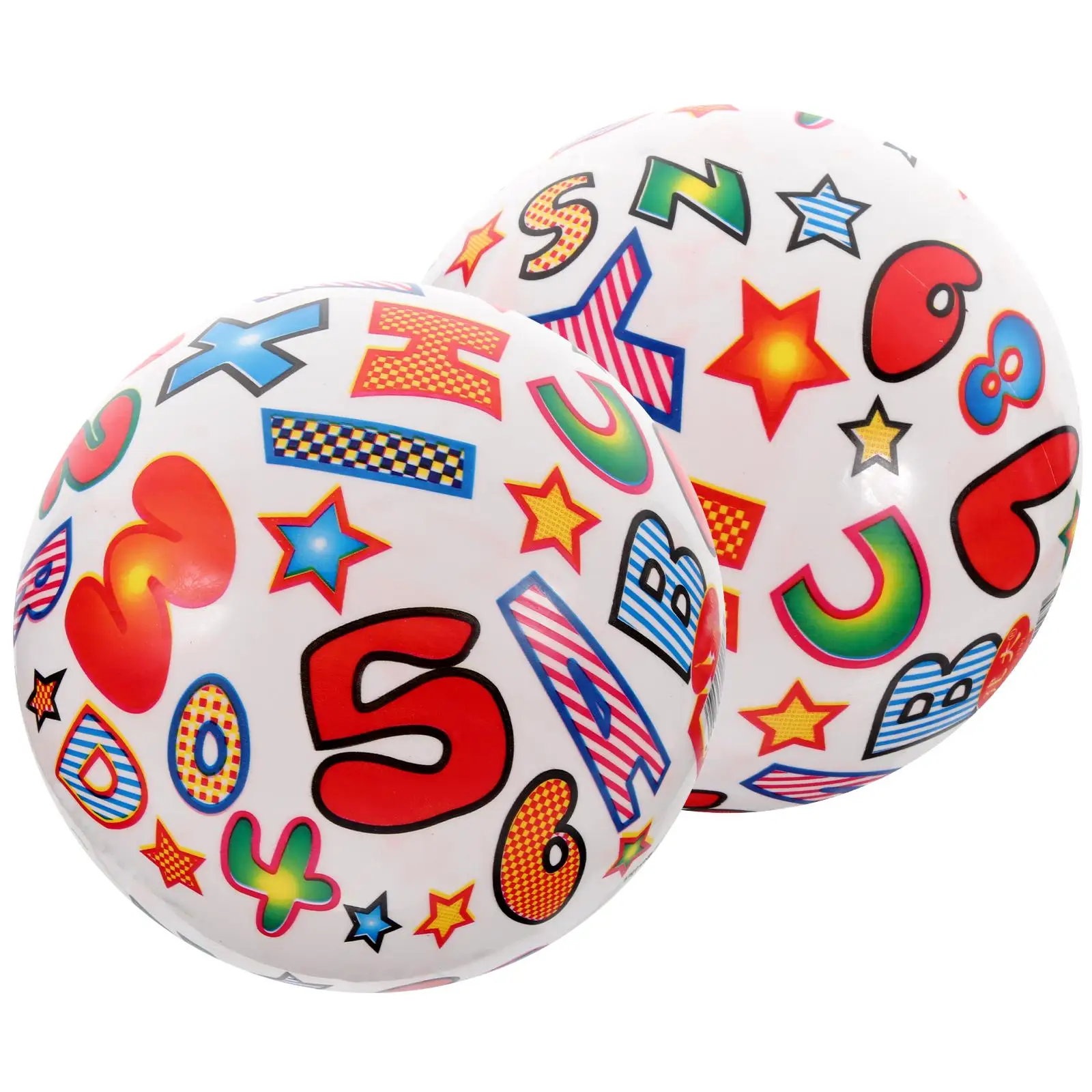 2 Pcs Letter Inflatable Balls 8 5 Inch PVC Practical Indoor Outdoor Beach Toys Pool Balls for PlayingReusable
2 Pcs Letter Inflatable Balls 8 5 Inch PVC Practical Indoor Outdoor Beach Toys Pool Balls for PlayingReusable