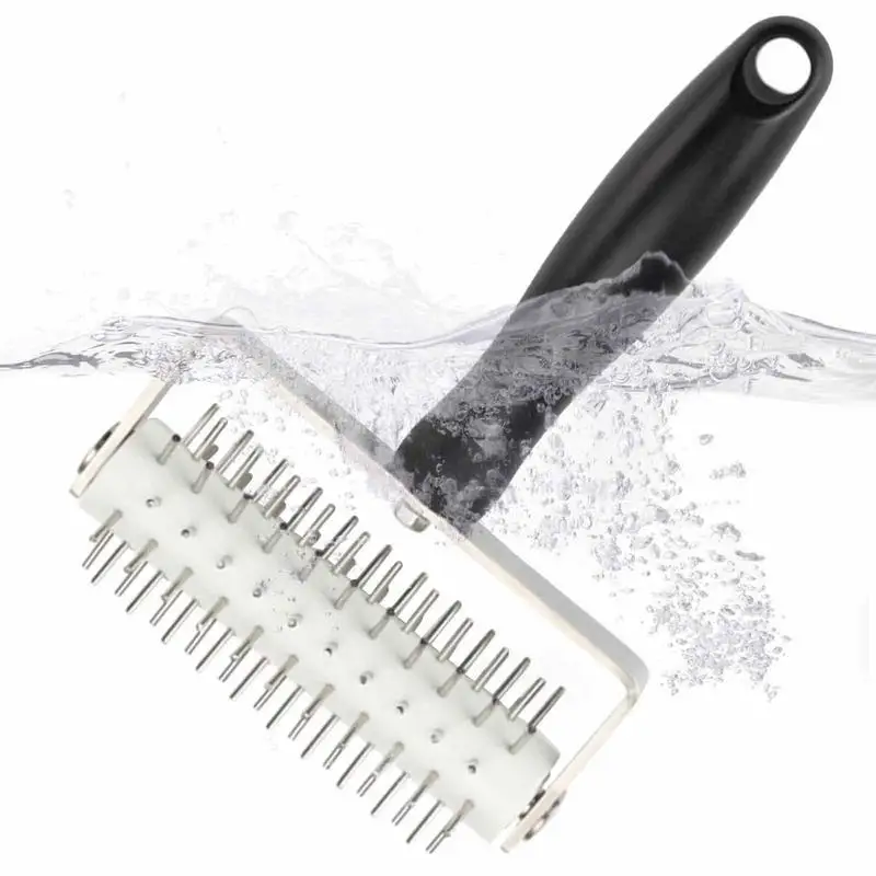 Pizza Dough Docker Roller Stainless Steel Dough Puncher Pin Hole Maker Portable Pastry Pie Needle Wheels Cutter Pizza Pie Dough
Pizza Dough Docker Roller Stainless Steel Dough Puncher Pin Hole Maker Portable Pastry Pie Needle Wheels Cutter Pizza Pie Dough