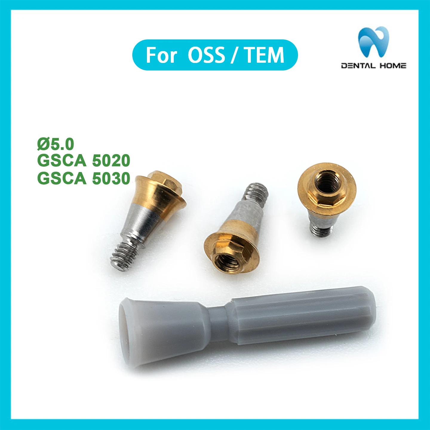 For oss/ tem Healing Healing Abutment / Multi unit Straight Abutment
For oss/ tem Healing Healing Abutment / Multi unit Straight Abutment