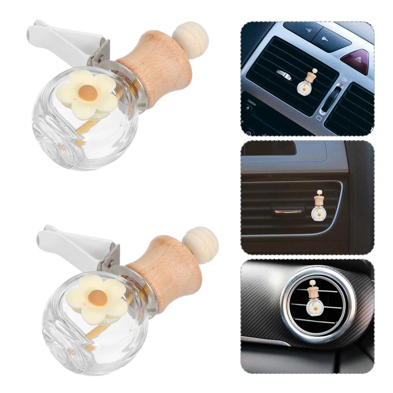 2 Pcs Car Perfume Bottle Adornment Interior Decorations Clip Diffusers Air Conditioner Vent Fragrance Bamboo Essential Oil
2 Pcs Car Perfume Bottle Adornment Interior Decorations Clip Diffusers Air Conditioner Vent Fragrance Bamboo Essential Oil