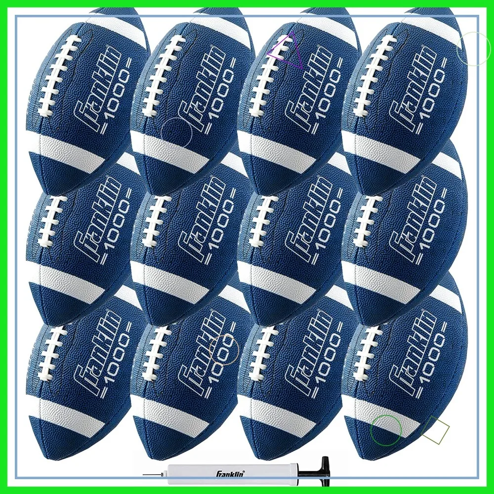 Official Size Footballs - Extra Grip 1000, Youth & Adult, Junior & Pee Wee Kids, 1 or 12 Pack
Official Size Footballs - Extra Grip 1000, Youth & Adult, Junior & Pee Wee Kids, 1 or 12 Pack