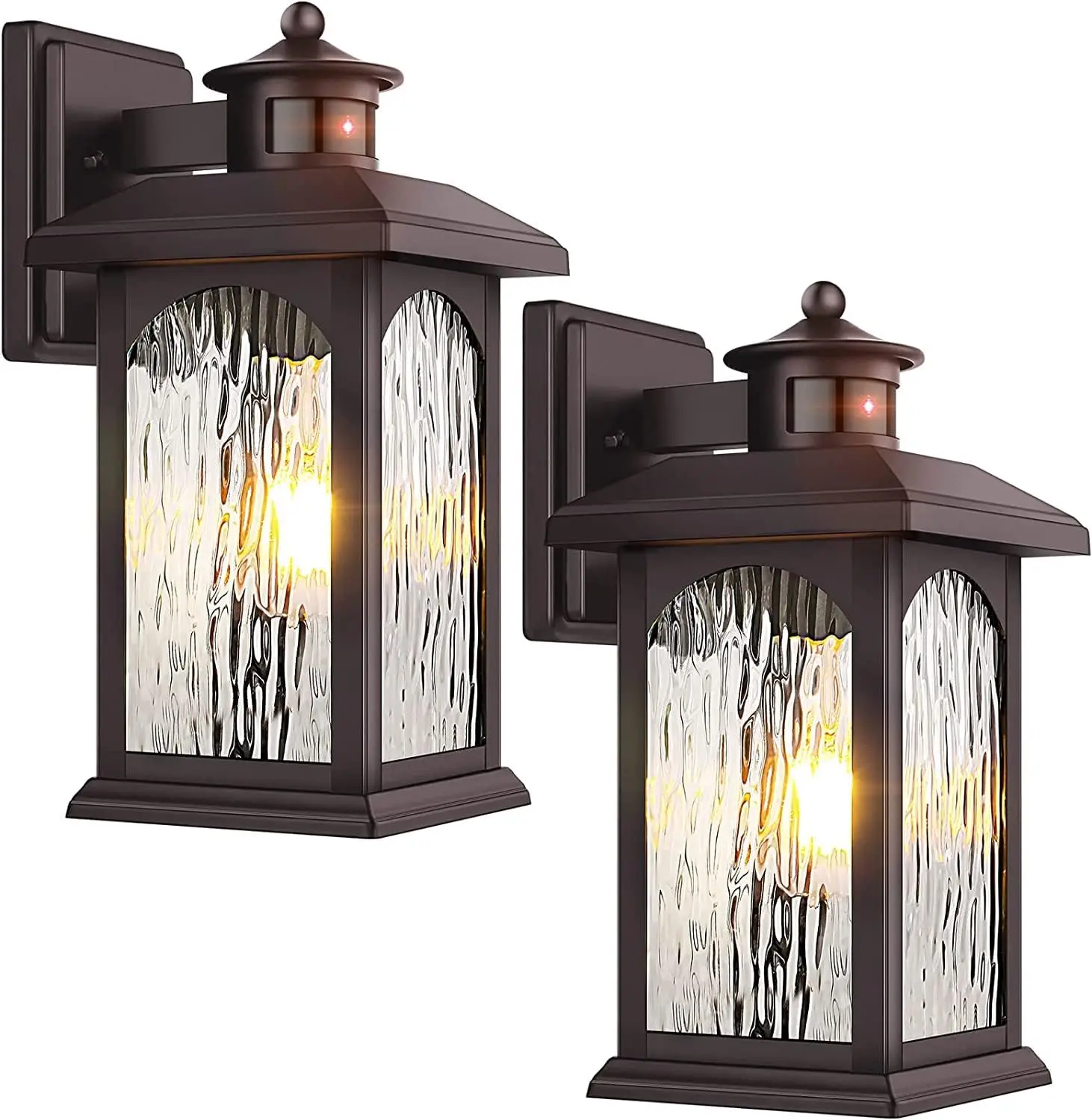 2 Pack Motion Sensor Outdoor Lights, Dusk to Dawn Porch Light with 3 Modes, Waterproof Wall Sconce for Garage Entryway
2 Pack Motion Sensor Outdoor Lights, Dusk to Dawn Porch Light with 3 Modes, Waterproof Wall Sconce for Garage Entryway